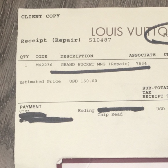 Authentic grand bucket bag gm Louis Vuitton - Picture 3 of 7